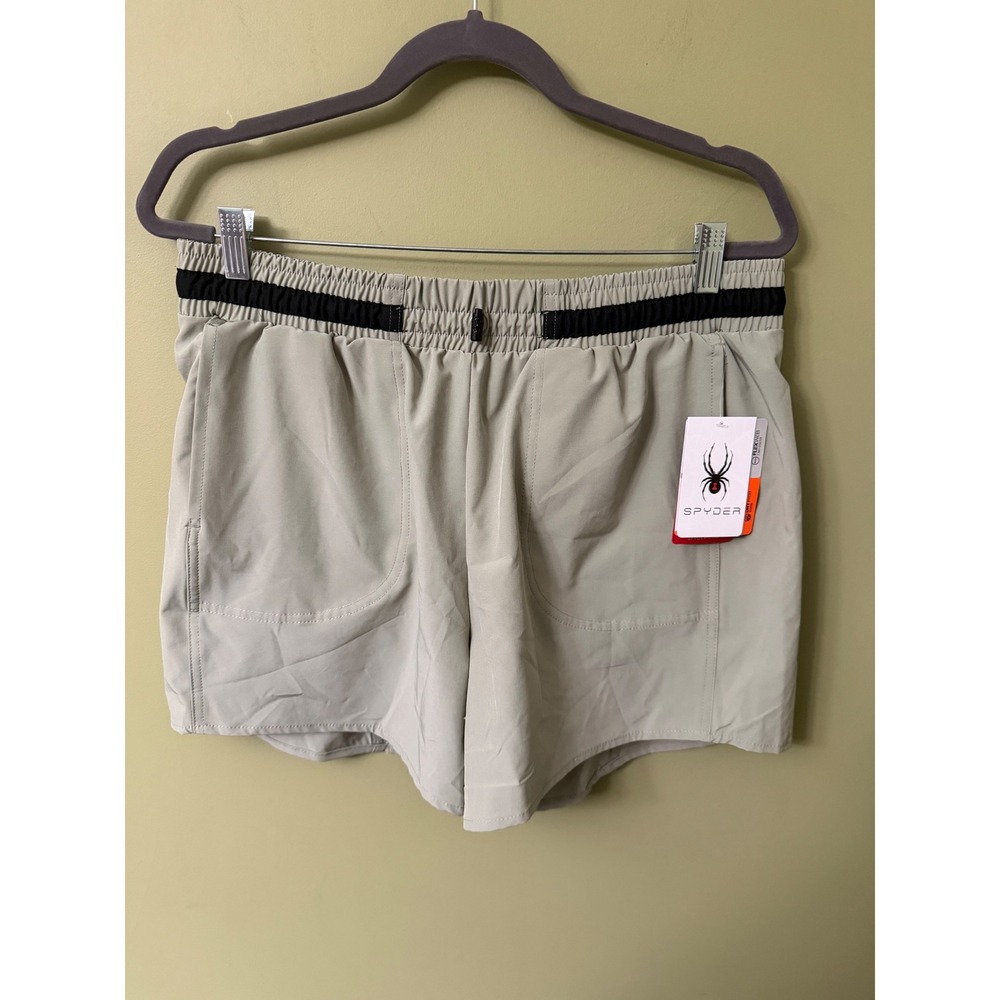 Spyder Womens Light Olive FlexWeb DryWeb Active Hiking Shorts SWB020 Size Large
